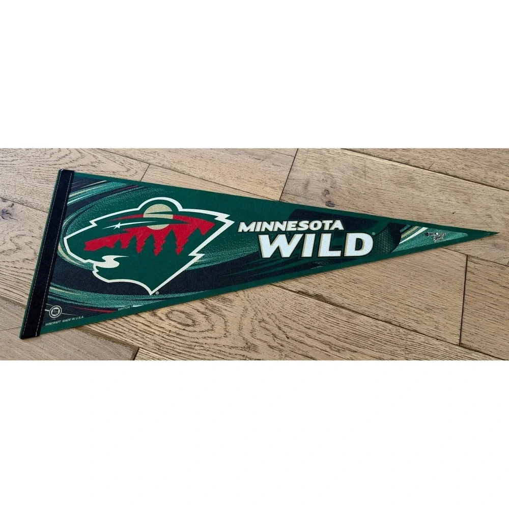 Minnesota Wild Hockey Pennant Flag Wincraft Sport Made‎ in USA